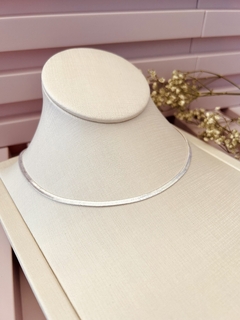 Chocker Fita prata