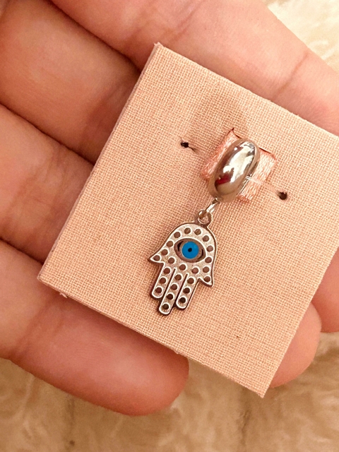 Berloque mão de fátima em Aço Inox - comprar online