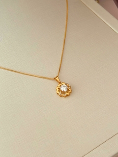 Conjunto Semijoia Flor - loja online