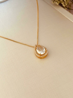 Conjunto Gota Zircônia - loja online