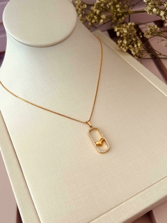 Conjunto Semijoia Coração Cravejado - loja online