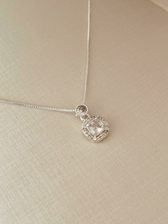 Conjunto Semijoia Zircônia Luxo Prata - loja online