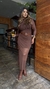VESTIDO LONGO TULE MARROM na internet