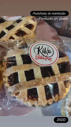 Pastafrola de membrillo sin gluten