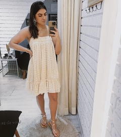 Vestido Renda Areia - comprar online
