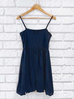 Vestido Balonê Azul Marinho - comprar online