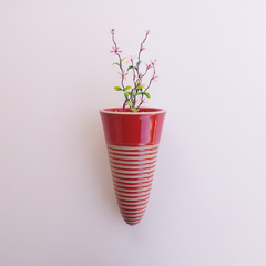 Vaso de Parede Cone - Frisado - loja online