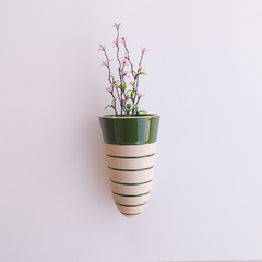 Vaso de Parede Cone - Listrado - loja online