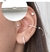 Piercing argola cravejada conch - comprar online