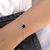 Pulseira trevo preto ônix
