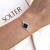 Pulseira trevo preto ônix - comprar online