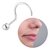 Piercing nariz bolinha