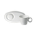 Conjunto 6 Xícaras de Café 110ml Com Pires Oval Neo New White Stoneware Cerâmica Porto Brasil