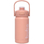 Copo Garrafinha Térmica Infantil BUBA 350ml Aço Inox Parede Dupla com Alça e Tampa com Trava