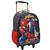 Mochila Escolar Infantil De Rodinhas 16" Spider Man Marvel Criança Heróis Homem Aranha Xeryus