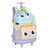Mochila Escolar Infantil Com Alça Retrátil 18" Com Rodinhas Gatinho 3D Base Emborrachada UP4YOU - loja online