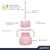 Imagem do Copo Infantil Baby Ursinho 200ml 100% Silicone Tampa Antivazamento Canudo e Alça Removível BUBA