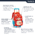 Mochila Infantil Animais Detalhes 3D 16" Com Rodinhas e Alças Escolar Creche ZOOP Seanite