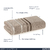 Toalha de Rosto Lumina Fio Penteado 500gm² Alta Absorção 48x80cm Macia Antipilling Karsten
