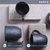 Conjunto 4 Canecas 273ml Orgânico Preto Matte Stoneware Porto Brasil - Zarco BR