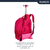 Kit Escolar 3 Peças Mochila Rodinha Lancheira Estojo Rebecca Bonbon Crinkle com Matelassê
