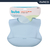 Babador Baby Infantil Criança Ajustável Em Silicone Com Bolso Pega Migalhas Lavável Buba - Zarco BR