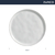 Conjunto Kit 6 Pratos de Sobremesa Bio New White 21,5cm Stoneware Cerâmica Porto Brasil - loja online