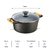 Caçarola Tradição Alça de Madeira e Tampa de Vidro 16cm 1,2l - Zarco BR