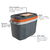 Kit 2 Caixas Térmicas Cooler 20l C/ Alça Cinza SUV Termolar - Zarco BR