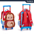 Mochila Infantil Animais Detalhes 3D 16" Com Rodinhas e Alças Escolar Creche ZOOP Seanite na internet