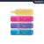 Estojo Marca Texto Textliner Pastel 4 Cores Lettering Artístico Grifar Faber Castell - loja online