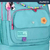 Mochila Mala Escolar de Rodinhas Rebecca Bonbon Grande Com Chaveiro e Pingentes 6 Bolsos