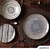 Imagem do Conjunto 6 Pratos de Sobremesa Lanche Stoneware Coup Asteca 19,4cm Estampado Porto Brasil