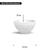 Imagem do Conjunto 6 Bowls 367ml Roma Branco Cerâmica Porto Brasil