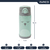 Copo Térmico Infantil Baby Criança 400ml Inox Com Canudo 5 Horas Com Tampa Parede Dupla Gumy BUBA - Zarco BR