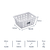 Cesta Organizadora Com Alça Pequena 18,6x14,2x8,2cm One Coza na internet