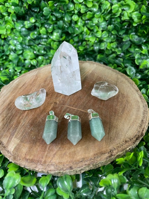 Pingente Ponta Quartzo Verde