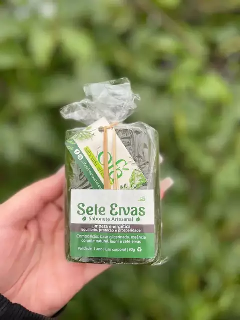 Sabonete Artesanal - Sete Ervas