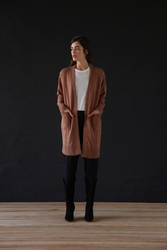 Cardigan Alpaca Habano en internet
