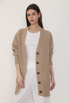 CARDIGAN ALPES CAMEL