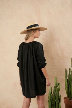 VESTIDO MEGHAN LINO FOIL en internet