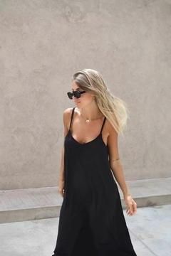 VESTIDO JOAQUINA NEGRO - comprar online