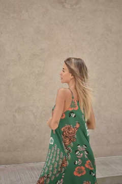 VESTIDO JOAQUINA TIGRE VERDE en internet