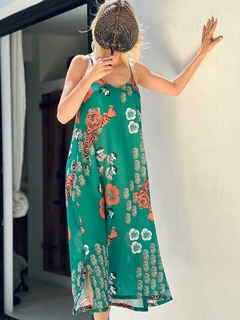 VESTIDO JOAQUINA TIGRE VERDE