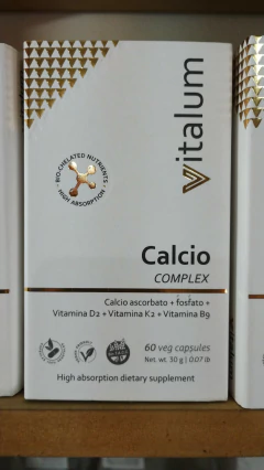 HGL Vitalum Calcio y D2 y K2 y B9 Complex 60 caps