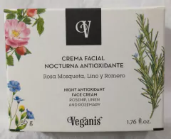 Veganis Crema Facial Noche Antioxidante