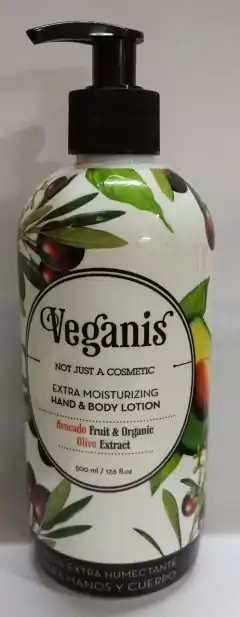 Veganis Extra Humec Palta manos y cuerpo 500