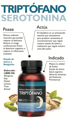 Natier Triptofano 50 caps