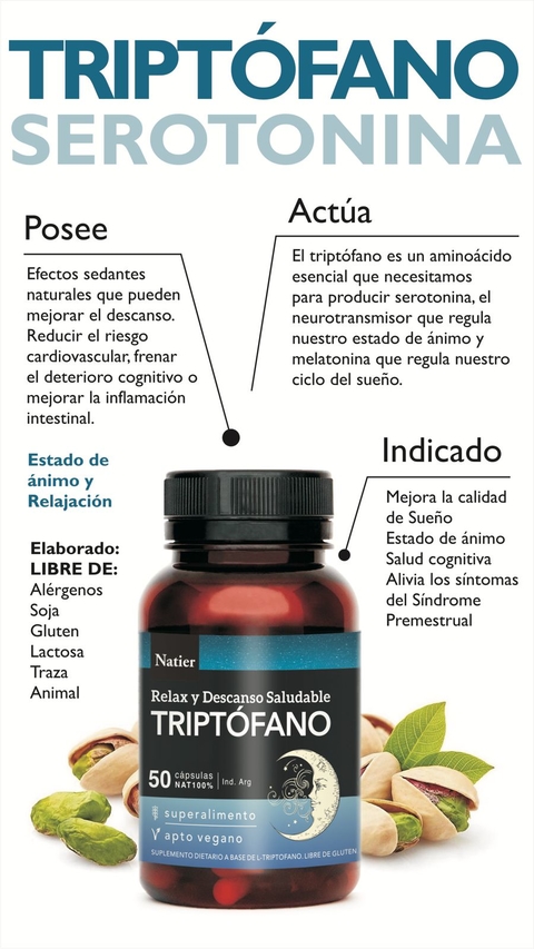 Natier Triptofano 50 caps