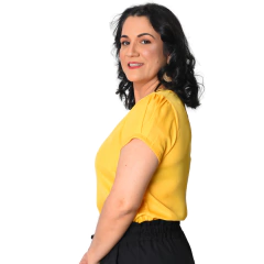 Imagem do Blusa Sarah em Crepe GGT - Leveza e Feminilidade com Detalhes Delicados